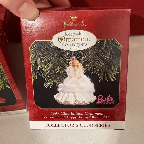 Barbie Hallmark 1997 Keepsake Collector Series Club Series Ornaments - Picture 3 of 12